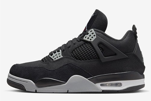 Air Jordan 4 Retro 'Black Canvas'