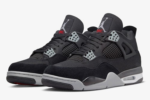 Air Jordan 4 Retro 'Black Canvas'