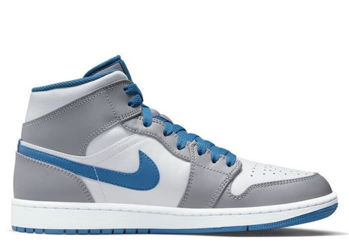 Air Jordan 1 Mid 'Cement True Blue'