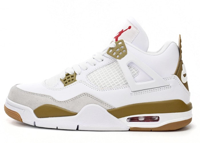 LJR Jordan 4 Retro SB White Brown
