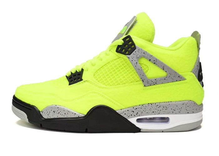 Air Jordan 4 retro Plush Fluorescent Yellow