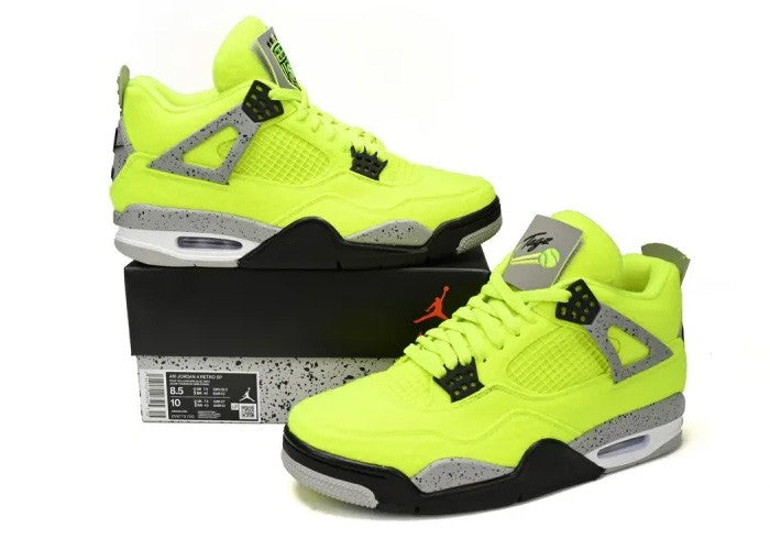 Air Jordan 4 retro Plush Fluorescent Yellow