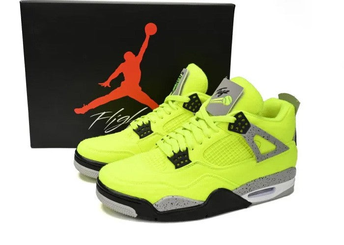 Air Jordan 4 retro Plush Fluorescent Yellow